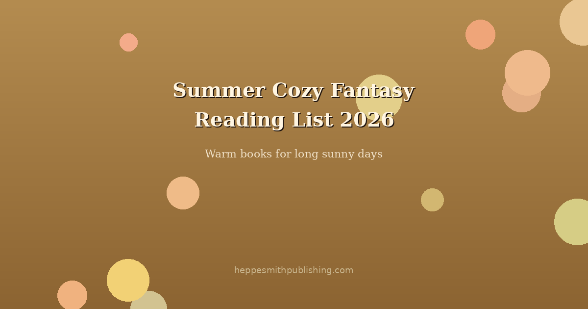 Summer Cozy Fantasy Reading List 2026