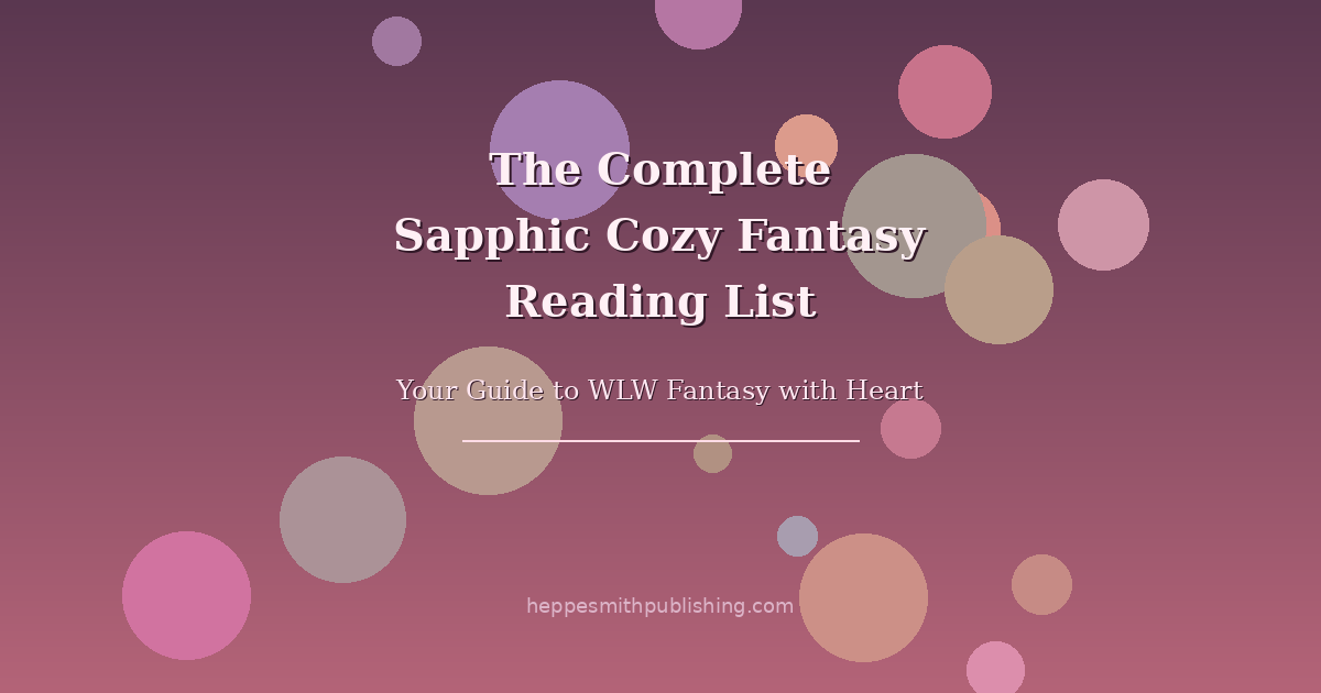 The complete sapphic cozy fantasy reading list - WLW fantasy books with heart