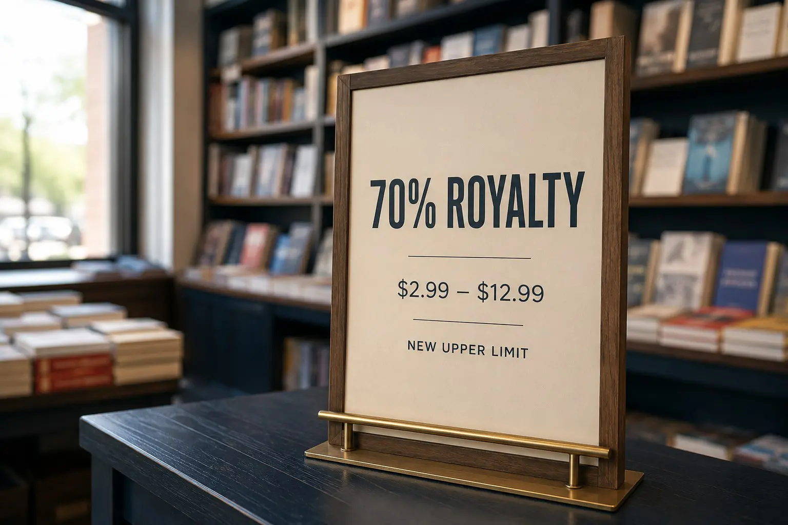 KDP Raises the 70% Royalty Ceiling to $12.99: What It Means for Your Ebook Pricing